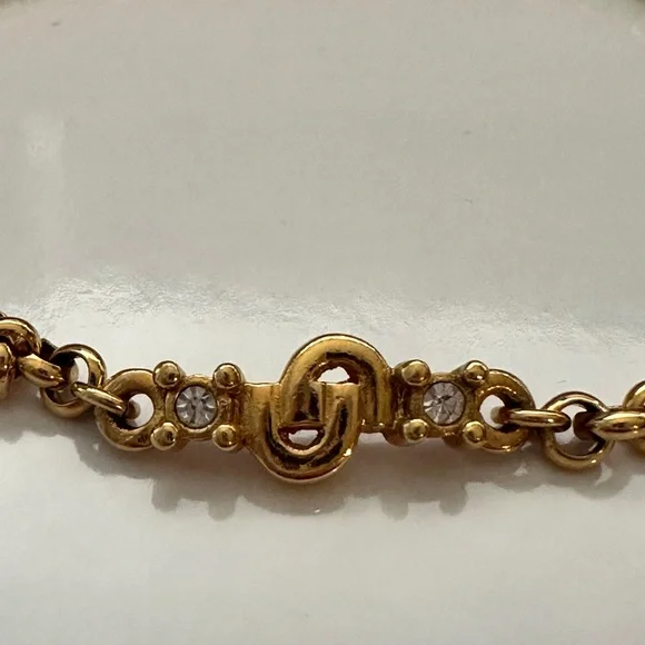 Vintage Christian Dior Bracelet (EVC; Gold) - Picture 2 of 6